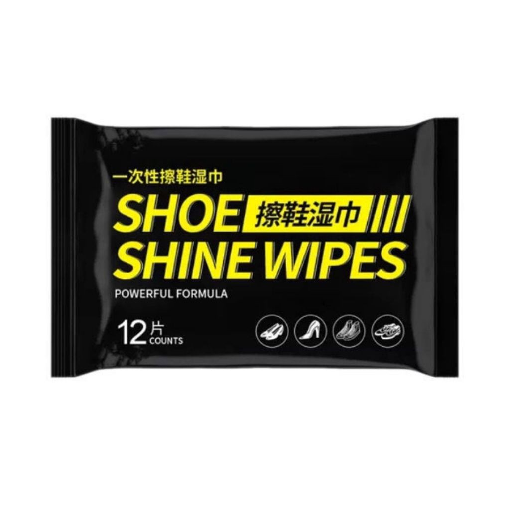 Khăn lau giày thể thao sneaker Quick Wipes , giấy ướt lau giày gói 12 tờ trắng tiện lợi siêu sạch