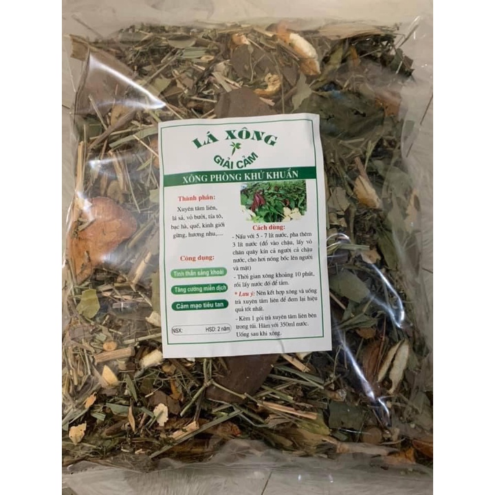500gram lá xông giải cảm