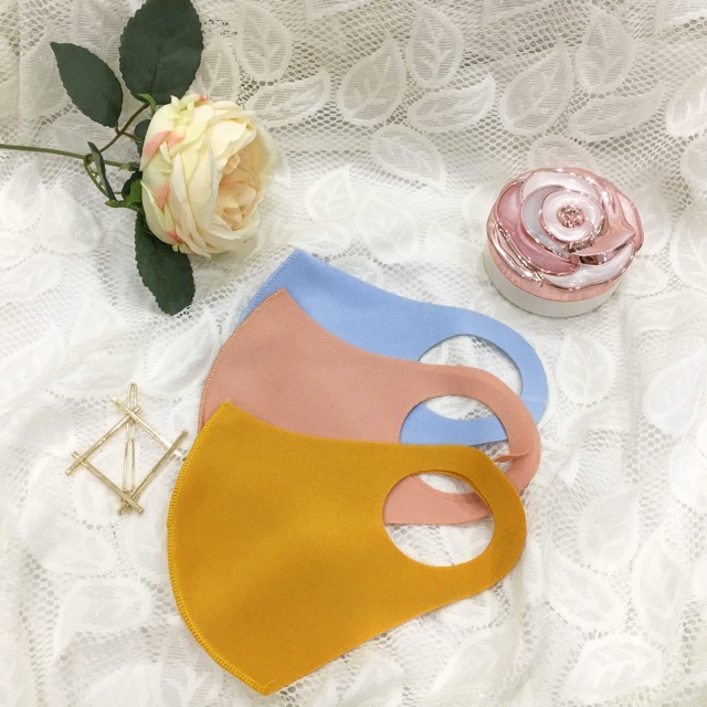 _Combo 5 cái Khẩu Trang Su 3D chống bụi, chống tia UV, thoáng mát, mềm mại | BigBuy360 - bigbuy360.vn