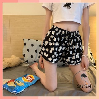 [ THANH LÍ GIÁ GỐC] Quần đùi, quần short nữ hoa cúc nhí đẹp giá rẻ QĐ60