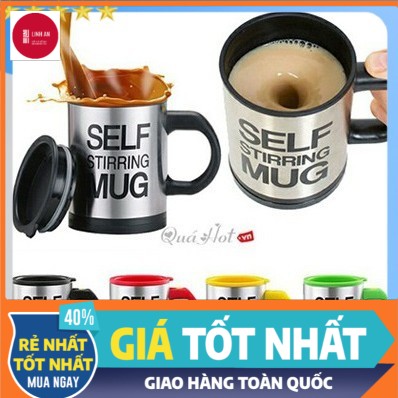 Cốc Pha Cà Phê Thông Minh Tự Khuấy Self Stirring Mug, Dùng Pin Tiện Dụng - Linh An