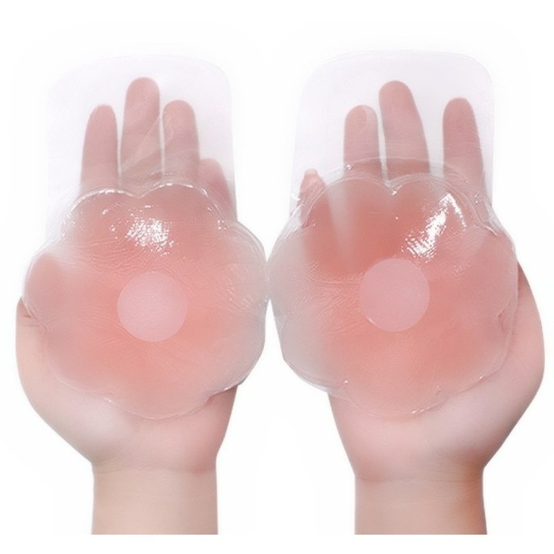 1 Cặp Miếng Dán Nâng Ngực Tự Dính Bằng Silicone Vô Hình Tái Sử Dụng Được