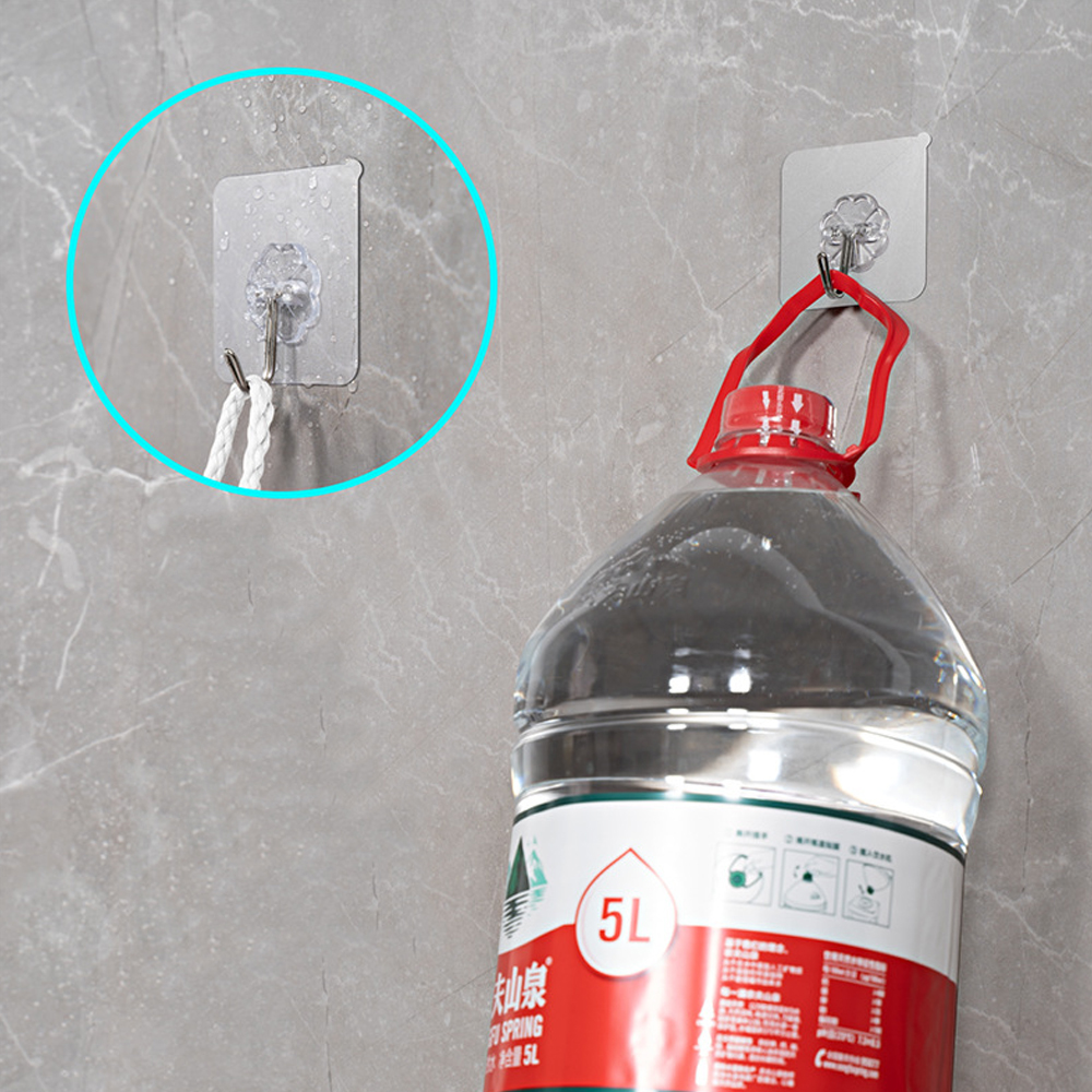 Móc treo đồ ONUOBAO trong suốt chắc chắn không cần đóng đinh