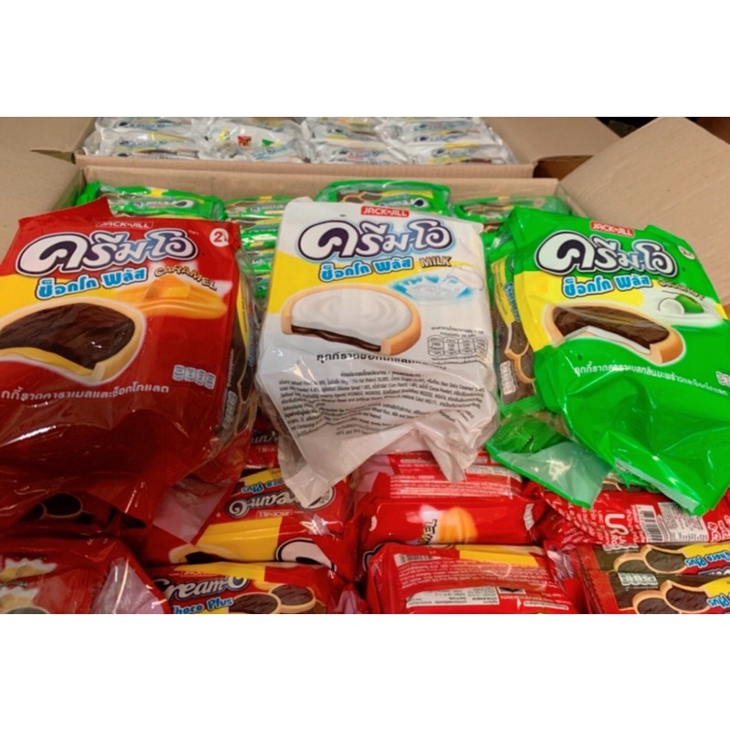 Bánh quy CREAM-O Thái Lan Choco Plus 24 gói 432g
