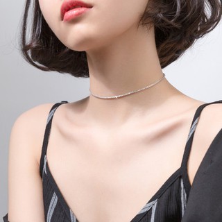 FREESHIP + Hộp quà cho mẫu Choker bạc Ý