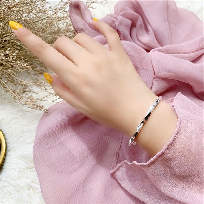 Vòng tay nam nữ Bạc Ý - Lắc tay Bạc S925 nam nữ thiết kế thanh lịch, sang trọng ZaZa.accessories ZZA VT01