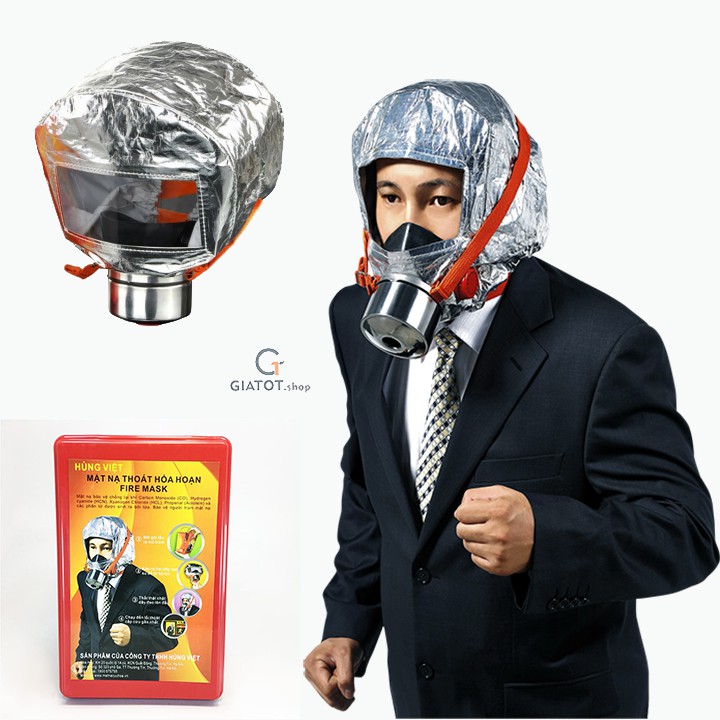 Mặt nạ thoát hỏa hoạn Fire mask Hùng Việt VIE-30