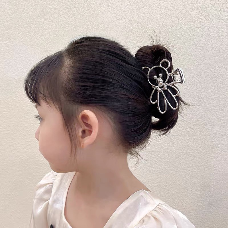 [Hot Trend] Kẹp tóc hình gấu 3 màu sang trọng phong cách Hàn quốc cho bé - Phụ kiện xinh