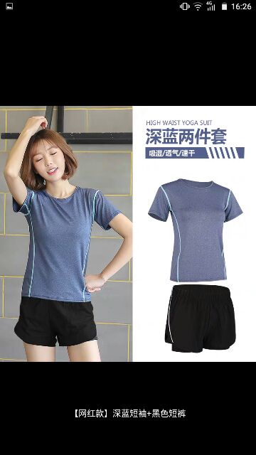 - ĐỒ BỘ THỂ THAO TẬP GYM cho nữ hàng Quảng Châu