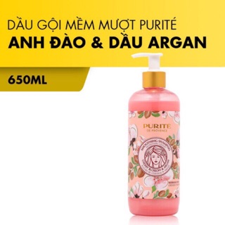 Dầu gội Mềm Mượt Purité Hoa Anh Đào & Dầu Argan 650ml