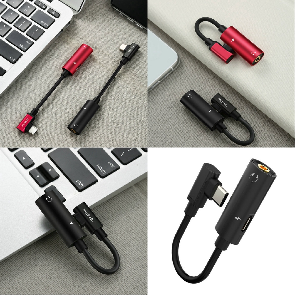 Mcdodo Type C to 3.5mm Jack Audio USB C Earphone Adapter for Samsung S9 Note 9