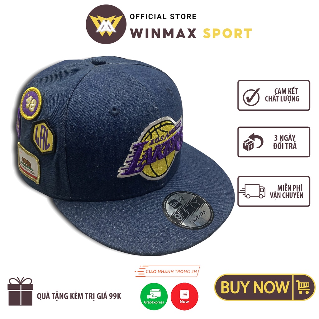 Mũ Nón HipHop New Era , Mũ Nón Lưỡi Trai Chơi Bóng Rổ Giải NBA , Mũ Snapback HIPHOP, Thời Trang Thể Thao WinMax