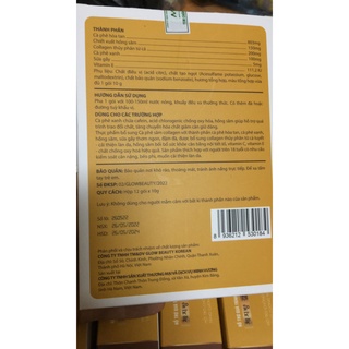 Cà phê sâm Collagen giảm cân hiệu quả - Dáng gọn eo thon ( Hộp 12 gói )