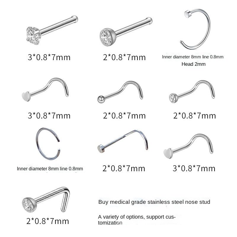 Súng Bấm Lỗ Mũi Bằng Thép Không Gỉ Dùng Một Lần