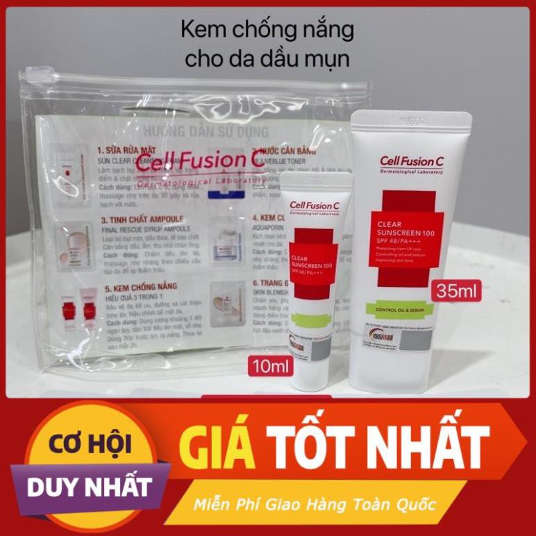 (35ml) kem chống nắng Cell Fusion C