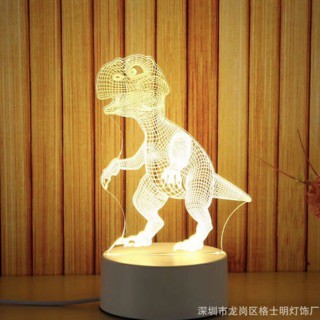 Đèn led 3D, quà tặng mẫu khủng long