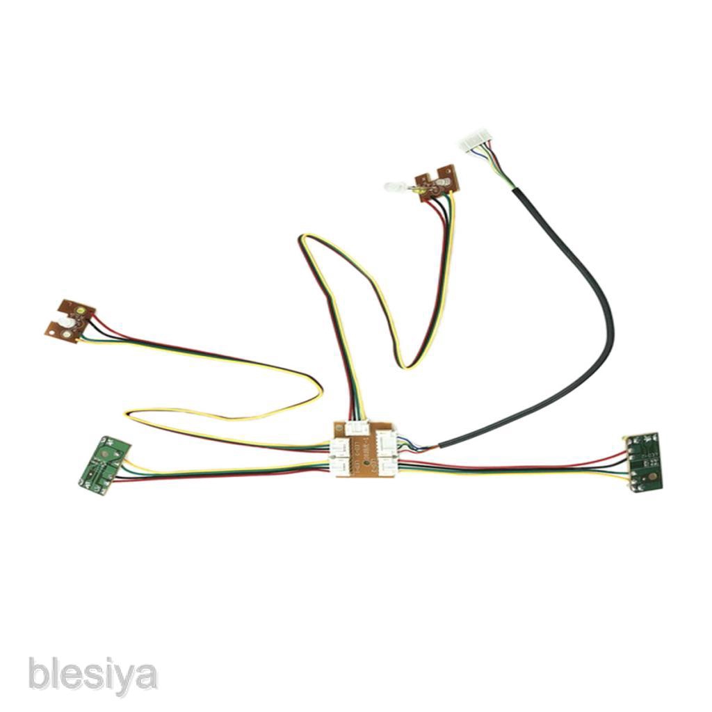 Set 5 cái/ bộ đèn led tỉ lệ 1:12 kim loại để sửa đổi mẫu máy MN99 MN99S