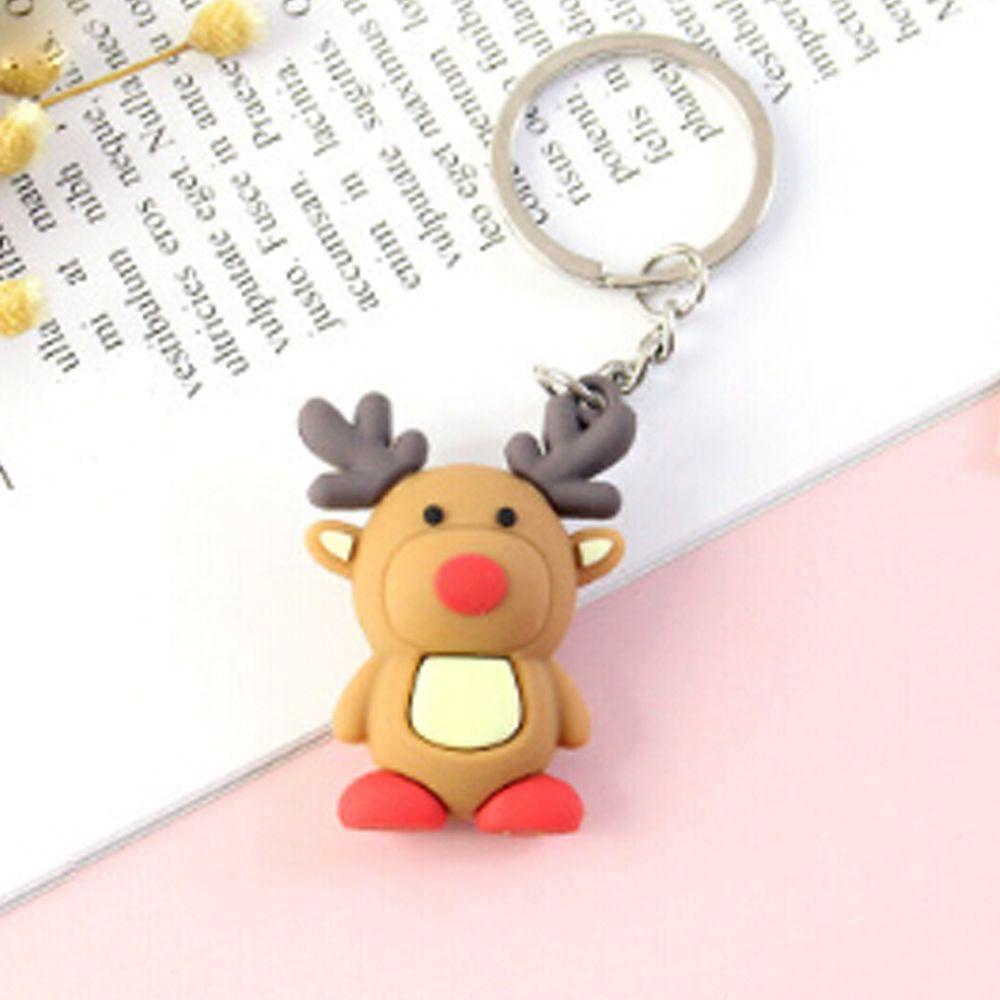 SUSANS Set 1 / 3 Móc Khóa Hình Người Tuyết / Hươu Xinh Xắn