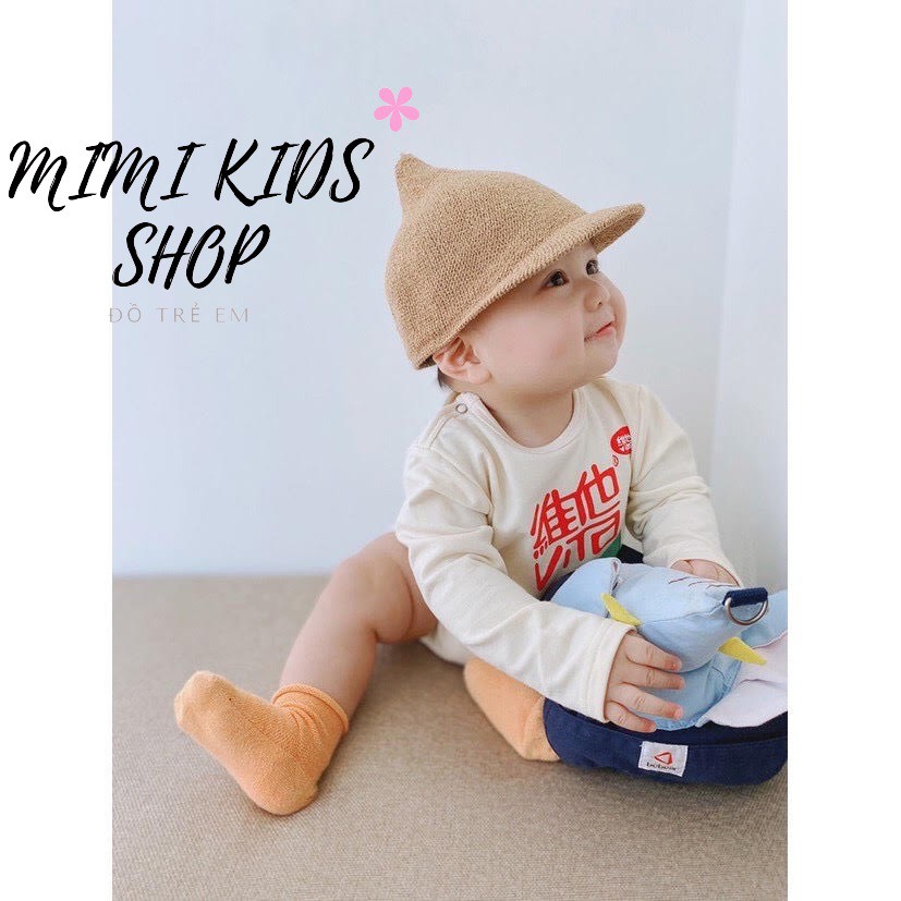 Mũ cói củ tỏi cho bé (6-18m) Mimi Kids