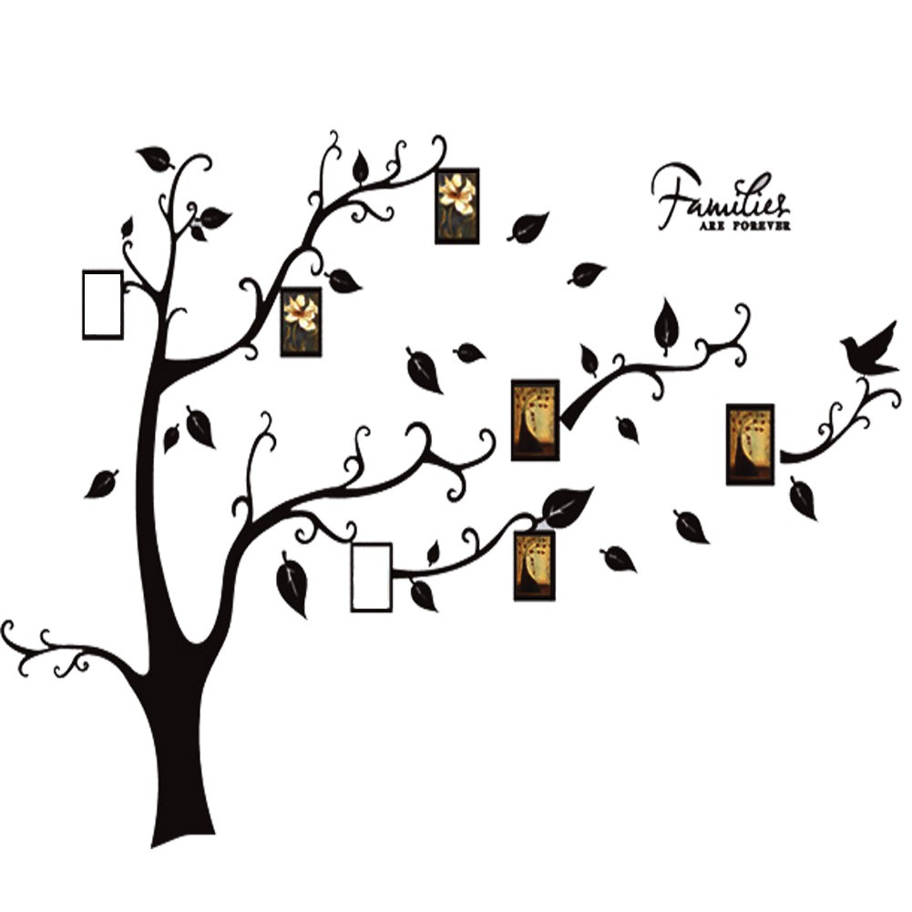 Bộ Decal Tranh Trang Trí Dán Tường Phòng Khách &amp; Phòng Ngủ T02