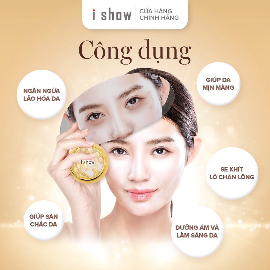 [TẶNG ĐỒNG HỒ] ishow Viên nang thanh Xuân Ishow Capsules làm đẹp da, chống lão hóa da | BigBuy360 - bigbuy360.vn