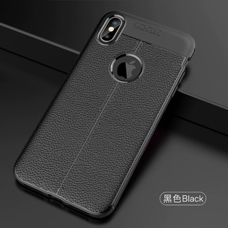 Ốp Lưng Auto Focus Vân Da Cho iPhone Xs Max