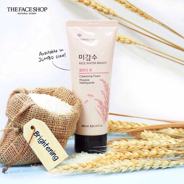 Sữa rửa mặt gạo the face shop [ hàng chuẩn]