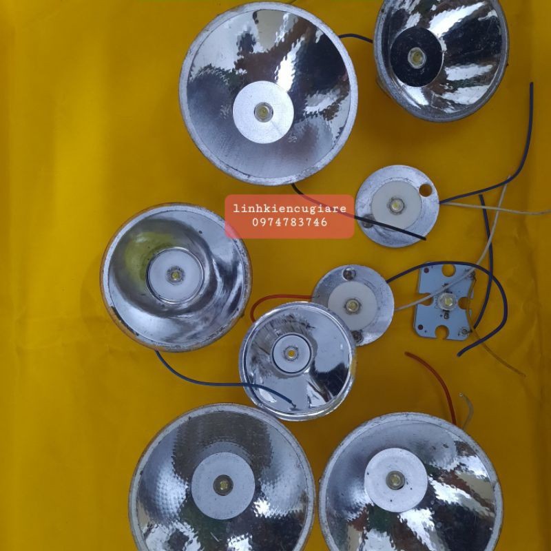 chóa led .nhân led đèn pin 3v hàng tháo máy