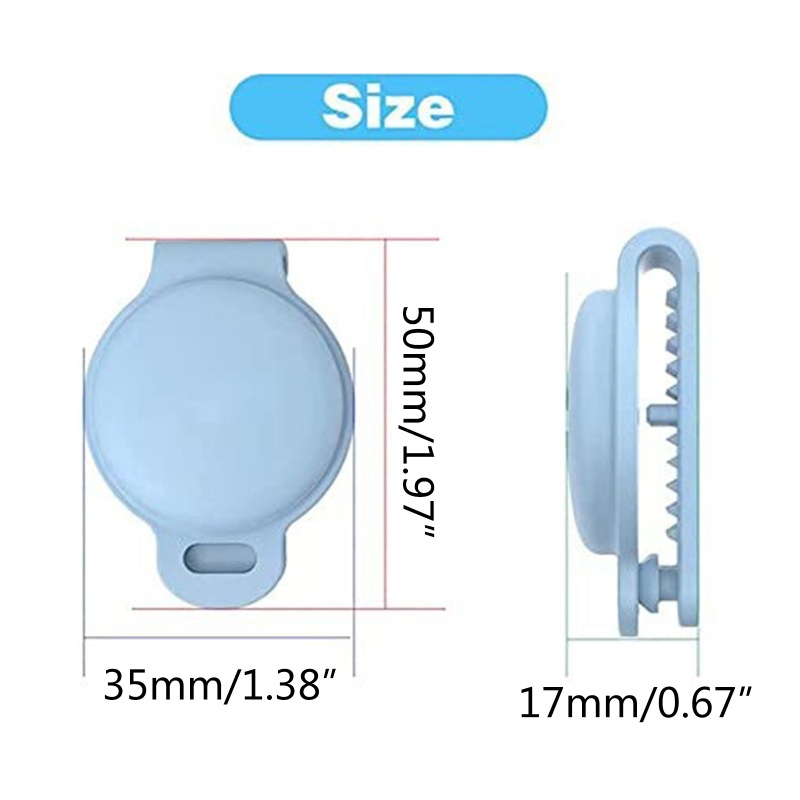 Joy Airtag Vỏ Bọc Cổ Chó Mèo Bằng Silicon Tương Thích Với Vòng Đeo Cổ