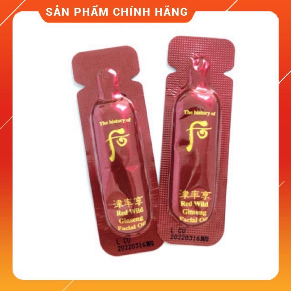 Tinh Chất cải thiện nếp nhăn chống lão hóa mạnh mẽ Whoo đỏ 1ml