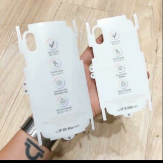 Miếng dán ppf mặt sau full viền cho iphone x/xs