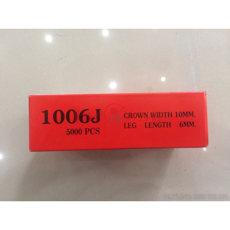 Hộp đinh ghim chữ U - 1006J - Dùng cho súng bắn ghim yên - Thế Giới Thợ Xe