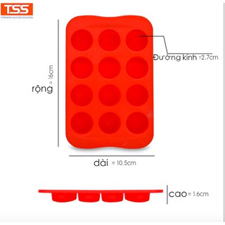 Khuôn silicone làm đá, socola,...