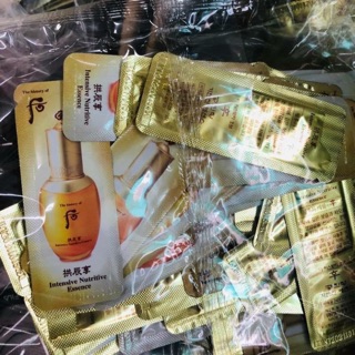 Combo 10 gói Tinh dầu chống nhăn Whoo vàng