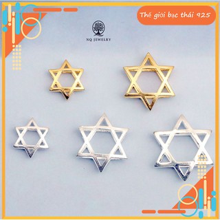 Charm bạc thái lồng hạt hình ngôi sao - Charm bạc 925 hình ngôi sao NQ Jewelry