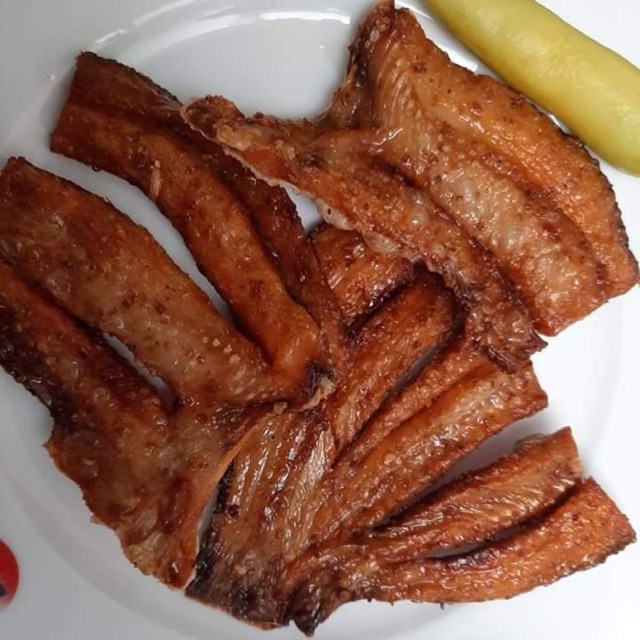 Khô cá lóc đồng nhà làm