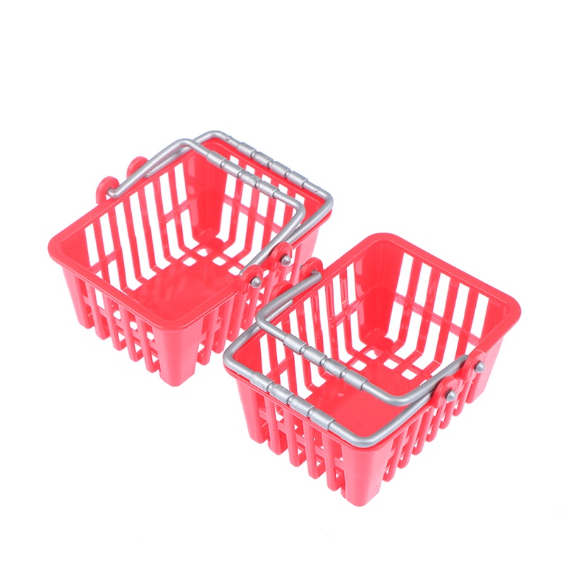 Mô Hình Giỏ Mua Sắm Mini Trang Trí Nhà Búp Bê