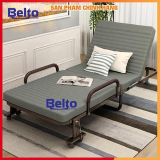 (HÀNG CAO CẤP) Giường gấp thông minh Hàn Quốc rộng 75cm KM tặng kèm 1 bộ ga, túi phủ
