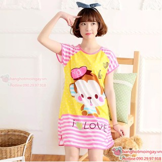 Đầm ngủ hoạt hình cute DN39