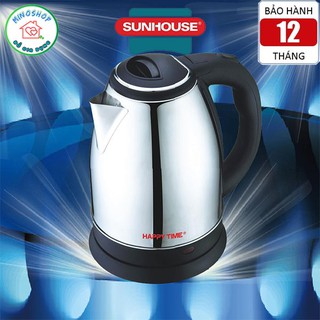 Ấm siêu tốc inox 1.8l sunhouse happy time htd1081