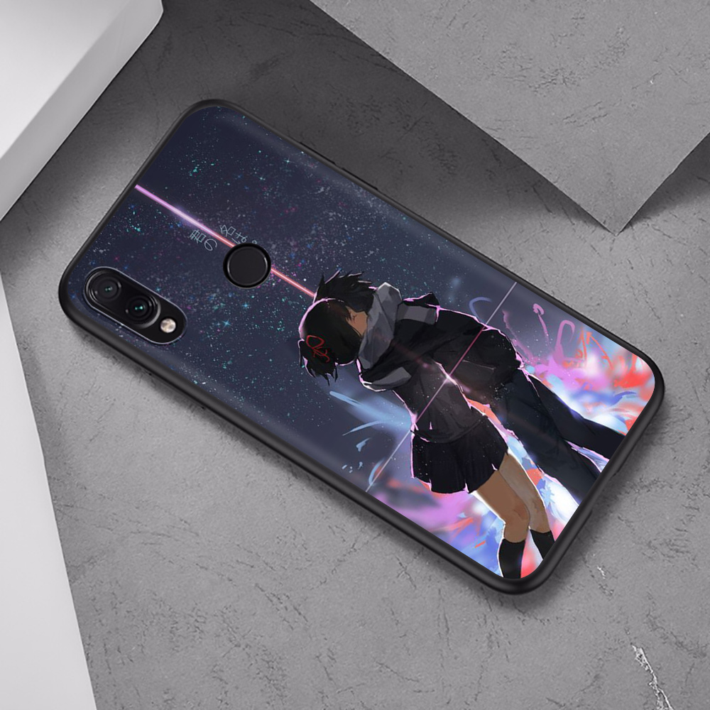 Ốp Lưng Silicone In Hình Anime Your Name Cho Redmi Note 5 6 7 8 8t 9 9s Pro Max