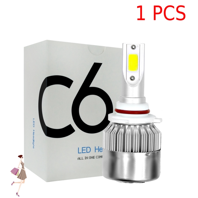 Đèn pha bóng LED C6 6000K tự động độ sáng cao cho xe ô tô