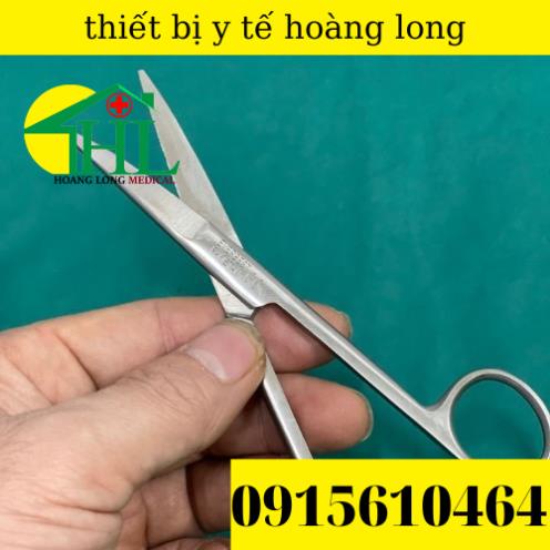 Kéo Y Tế Cong Nhọn 2 Đầu 14cm - Kéo Cắt Chỉ  Pakistan