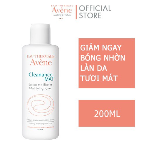 Nước Hoa Hồng Avene Cho Da Dầu &amp; Da Mụn - Avene Cleanance Mat Toner 200ml