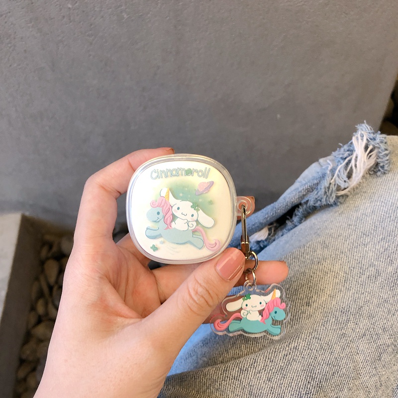 Vỏ Bảo Vệ Hộp Sạc Tai Nghe Baseus Wm01 Tws Làm Từ TPU Mềm Ốp Điện Thoại TPU Mềm Trong Suốt In Hình Phi Hành Gia Hoạt Hình Dễ Thương Có Móc Treo Trang Trí Cho Baseus WM01 TWS WM01