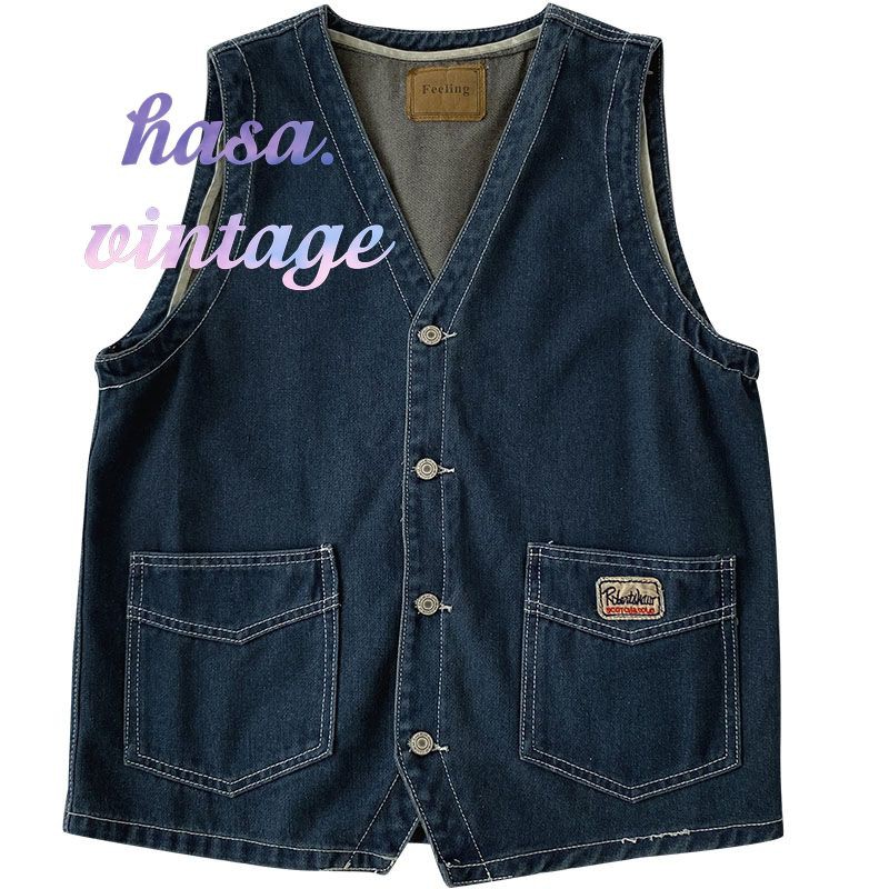 🌿 Áo khoác gile jean 2 túi 2 bên ulzzang 🔥