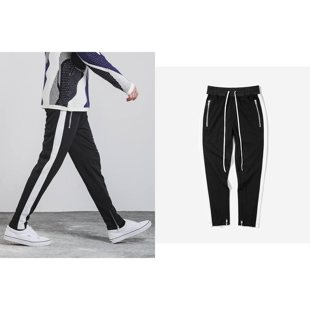 Quần TRACK PANTS phối ZIP UNISEX