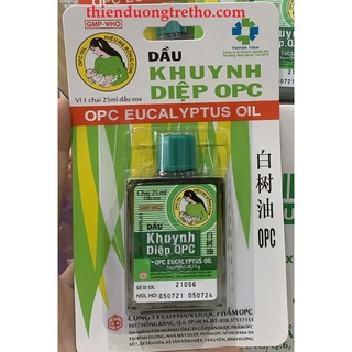 Chính HãngDate 5.7.2024 Dầu Khuynh Diệp OPC 25ml Cho Bé Thương Hiệu Mẹ