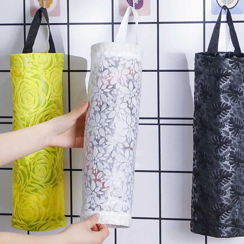 Giá Đỡ Treo Túi Rác Bằng Nhựa Tiện Dụng Cho Phòng Tắm / Nhà Bếp