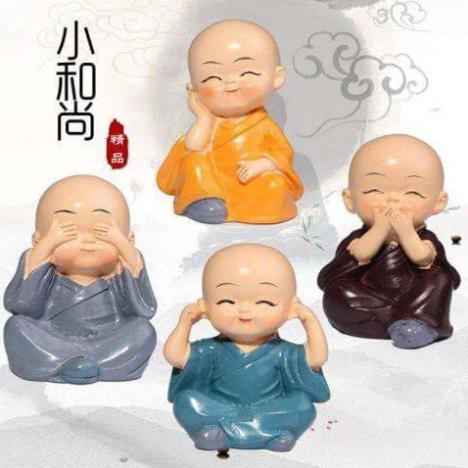 COMBO 4 TƯỢNG KO NHÌN, KO NGHE, KO THẤY , KO NÓI